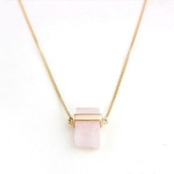 Jewelry - Pink Chalcedony Necklace